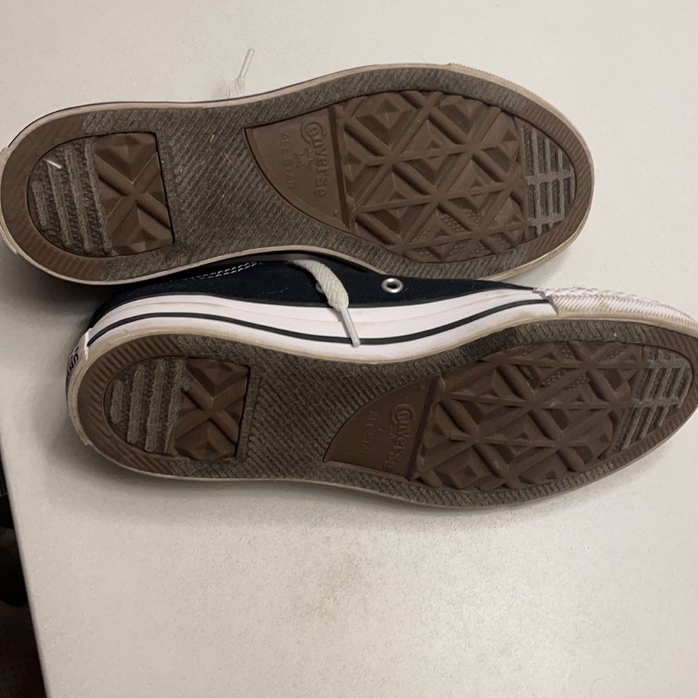 Converse All Star Low Top Sneakers Black Chucks - Picture 7 of 10